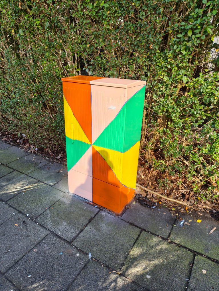 Die Vorlage für den Stromkasten an der Kita am Solbad ist im Rahmen eines Wettbewerbs der Kinder in der St. Elisabeth Gruppe entstanden.